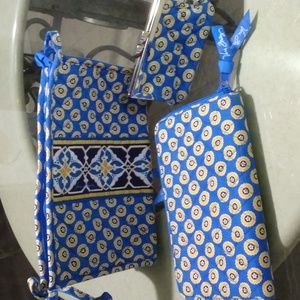 Vera Bradley Riviera Blue three-piece collection